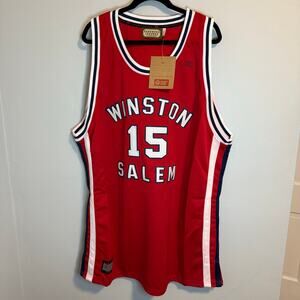 Earl Monroe Hardwood Legends Winston-Salem State Rams Vintage Jersey Size 4XL